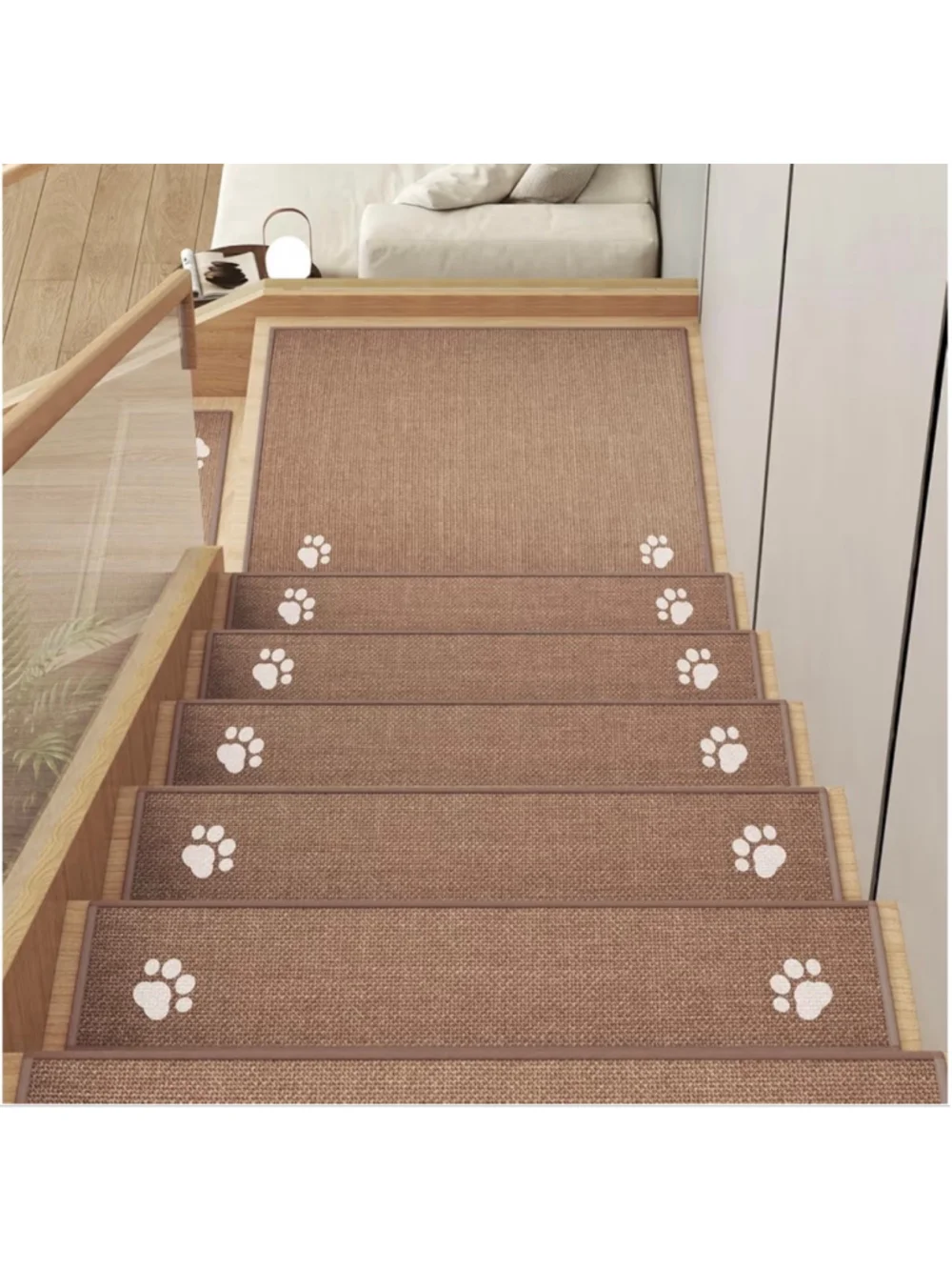 NEW Stair Treads Non Slip Indoor 15PCS Rubber Backing Stair Runner Rugs